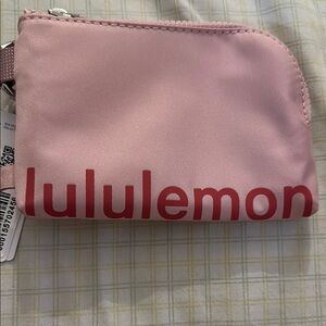 lululemon athletica Pink Clippable Card Pouch